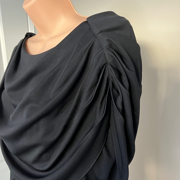 Vintage Debbie Shuchat Top - Black - Size S - M - Picture 8 of 9